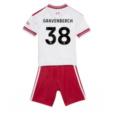 Liverpool Ryan Gravenberch #38 Bortedraktsett Barn 2026-27 Kortermet (+ korte bukser)